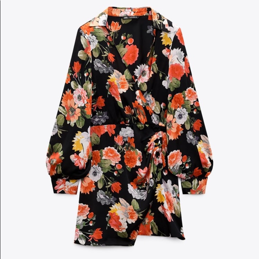 ZARA PRINTED SHOULDER PAD DRESS
MULTICOLORED - Picture 8 of 11